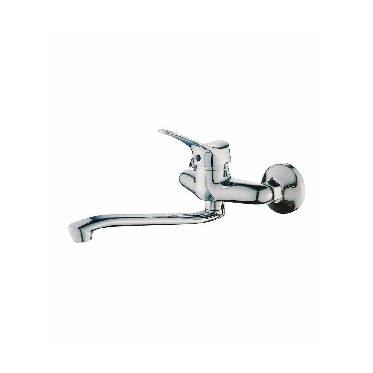Miscelatore monocomando rubinetto cucina a parete PRINCE